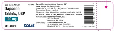 Dapsone 100mg 30ct (Dapsone 100mg 30ct Label)